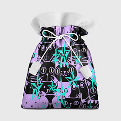 Мешок для подарков КИСЫ, цвет: 3D-принт