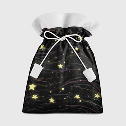 Мешок для подарков Звезды, цвет: 3D-принт