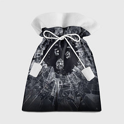 Мешок для подарков ЧЕРНОЕ ЗЕРКАЛО, цвет: 3D-принт