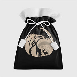 Мешок для подарков Жираф, цвет: 3D-принт