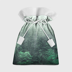 Мешок для подарков Туманный лес, цвет: 3D-принт