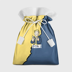 Мешок для подарков Fallout logo boy, цвет: 3D-принт