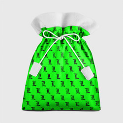 Мешок для подарков Эл паттерн зеленый, цвет: 3D-принт
