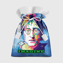 Мешок для подарков Джон Леннон Imagine, цвет: 3D-принт