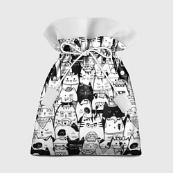 Мешок для подарков Котики, цвет: 3D-принт