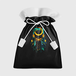 Мешок для подарков Cyber Samurai, цвет: 3D-принт