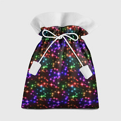 Мешок для подарков Разноцветное Сияние, цвет: 3D-принт