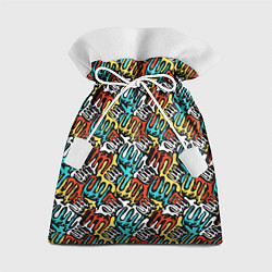 Мешок для подарков Граффити, цвет: 3D-принт