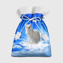 Мешок для подарков Кот в облаках, цвет: 3D-принт