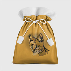 Мешок для подарков Сервал, цвет: 3D-принт