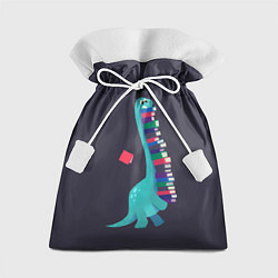 Мешок для подарков Book Dinosaur, цвет: 3D-принт