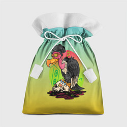 Подарочный мешок Птица падальщик гриф меломан