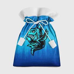 Мешок для подарков Пиранья, цвет: 3D-принт