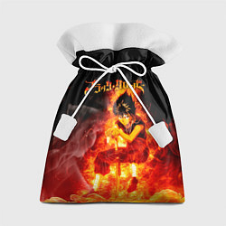 Мешок для подарков Юно в огне Чёрный клевер, цвет: 3D-принт