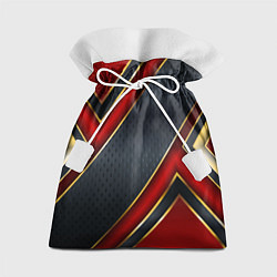 Мешок для подарков Black & Red 3D, цвет: 3D-принт