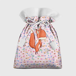 Мешок для подарков Лисичка и мышка, цвет: 3D-принт