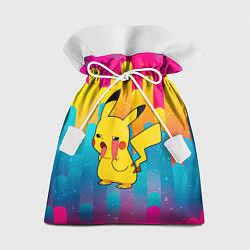 Мешок для подарков Уставший Пикачу, цвет: 3D-принт