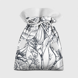 Мешок для подарков Тропические листья, цвет: 3D-принт