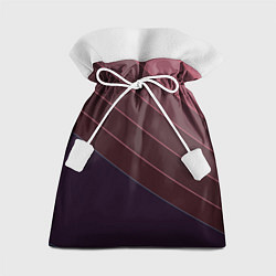 Мешок для подарков Коричнево-фиолетовый узор, цвет: 3D-принт