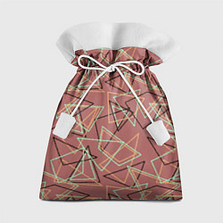 Мешок для подарков Террактовый геометрический, цвет: 3D-принт