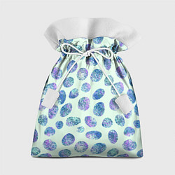 Мешок для подарков Драгоценные синие камни, цвет: 3D-принт