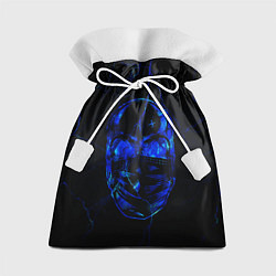 Мешок для подарков C-19 череп в маске, цвет: 3D-принт