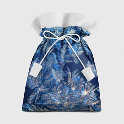 Мешок для подарков Снежинки макро snowflakes macro, цвет: 3D-принт