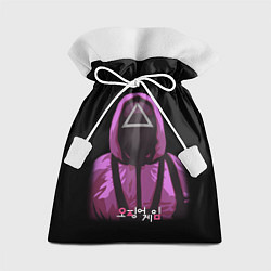 Мешок для подарков Squid Game Triangle Guy, цвет: 3D-принт
