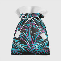Мешок для подарков Листья Пальм Неон, цвет: 3D-принт