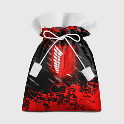 Мешок для подарков Атака Титанов: Red, цвет: 3D-принт
