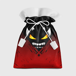 Мешок для подарков Geometry Dash: Demon Smile, цвет: 3D-принт