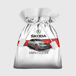 Мешок для подарков Skoda Rapid Sport, цвет: 3D-принт