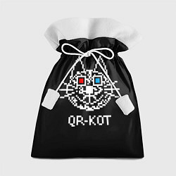 Мешок для подарков QR кот в стерео очках, цвет: 3D-принт