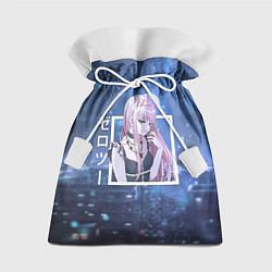 Мешок для подарков Zero Two в платье, Darling in the Franxx, цвет: 3D-принт