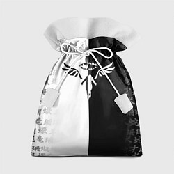Мешок для подарков WALHALLA TEAM BLACK WHITE STYLE TOKYO REVENGERS, цвет: 3D-принт