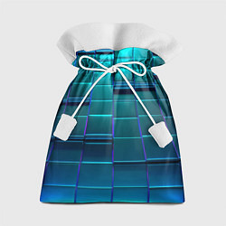 Мешок для подарков 3D квадраты неоновые, цвет: 3D-принт