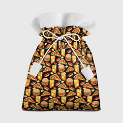 Мешок для подарков Fast Food Фастфуд, цвет: 3D-принт
