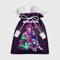 Мешок для подарков Deltarune Logo Characters, цвет: 3D-принт