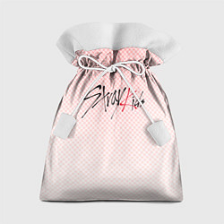 Подарочный мешок Stray kids лого, K-pop ромбики