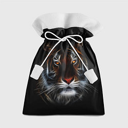 Мешок для подарков Тигр в Темноте Глаза Зверя, цвет: 3D-принт