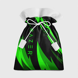 Мешок для подарков RAZER GREEN, цвет: 3D-принт