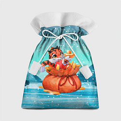 Подарочный мешок Тигренок с мешком денег