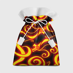 Мешок для подарков ОГНЕННОЕ ТАТУ ДРАКЕНА DRAKEN FIRE TATTOO, цвет: 3D-принт