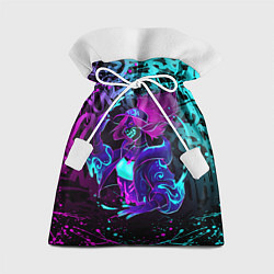 Мешок для подарков KDA NEON GRAFFITI LEAGUE OF LEGENDS, цвет: 3D-принт