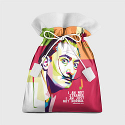Мешок для подарков Salvador Dali - i am just not normal, цвет: 3D-принт