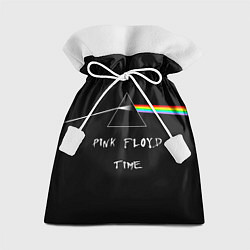 Мешок для подарков PINK FLOYD TIME ПИНК ФЛОЙД ЛОГОТИП, цвет: 3D-принт