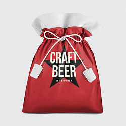 Мешок для подарков CRAFT-BEER, цвет: 3D-принт