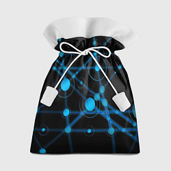 Мешок для подарков Круги на линиях, цвет: 3D-принт