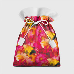 Мешок для подарков Садовые цветочки полевые, цвет: 3D-принт