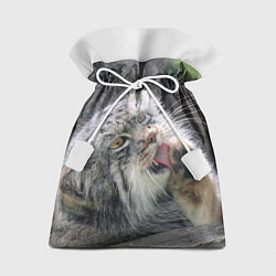 Мешок для подарков Манул Лапка, цвет: 3D-принт
